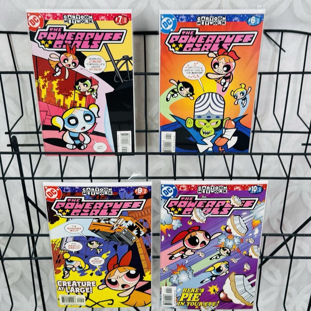 The Powerpuff Girls 6-7 9-10‎ Comic book Lot DC Cartoon Network 2000